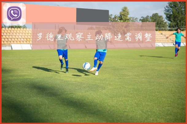 罗德里观察主动降速需调整